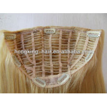cheap indian remy hair half wig